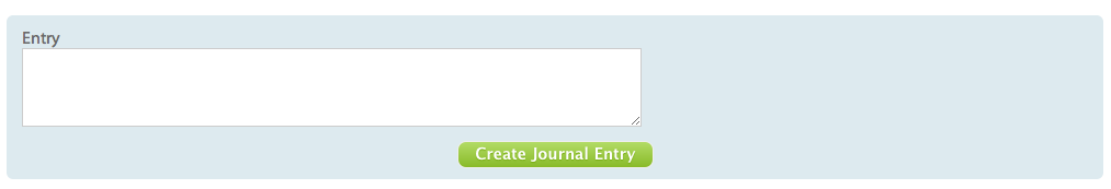 Figure 2 - Creating an Entry